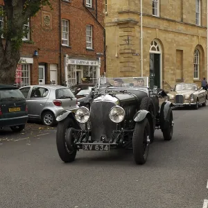 Woodstock Vintage Car Rally Print, Oxfordshire, England