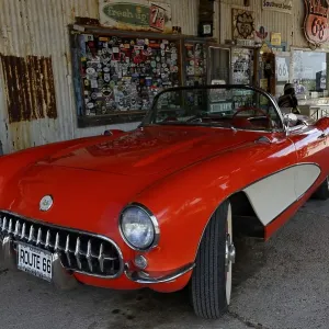 Vintage Chevrolet Corvette 1957 Route 66
