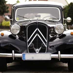 Vintage Citroen, Dinkelsbuehl, Middle Franconia