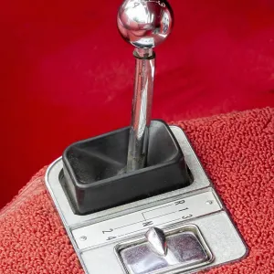 Vintage gear stick of a classic old-timer Vintage gear stick of a classic old-timer