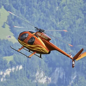 Vintage helicopter, Hughes, 369HS