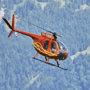 Vintage helicopter, Hughes, 369HS Vintage helicopter, Hughes, 369HS