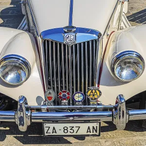 Vintage MG Morgan at Portofino Harbour