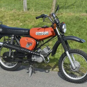 Vintage moped from the GDR Simson S51