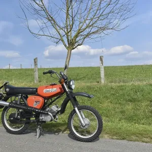 Vintage moped from the GDR Simson S51