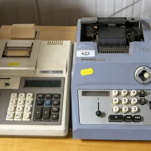 Vintage technology adding machines on sale at auction Vintage technology adding machines on sale at auction