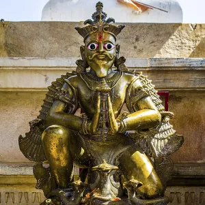 Vishnu's mythological mount Garuda at the Jagdish Temple