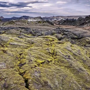 Volcano Leirhnjukur, Krafla Volcanic area Volcano Leirhnjukur, Krafla Volcanic area