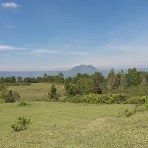 Pusuk Buhit Volcano at Lake Toba - 2000m High Mountain Print