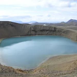 Volcano, Viti, crater lake, Maar
