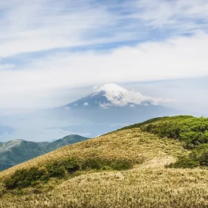 Vu du Mont Fuji au printemps au Japon
