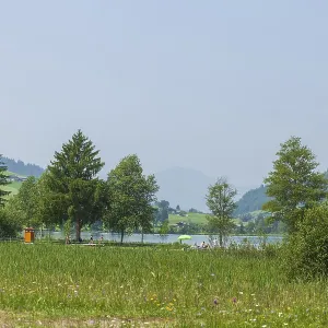 Walchsee and mountains, Walchsee