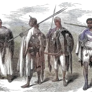 Warriors from Abyssinia, Ethiopian Empire Warriors from Abyssinia, Ethiopian Empire