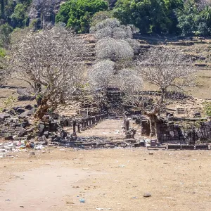 Wat Phou temple in Southern Laos