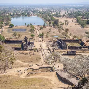 Wat Phou temple in Southern Laos
