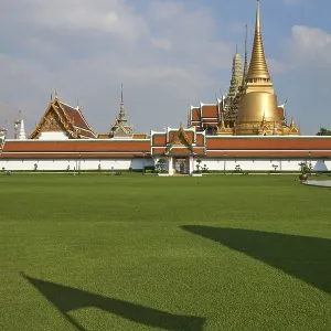 Wat Phra Kaew from entrance, Grand Palace Wat Phra Kaew from entrance, Grand Palace