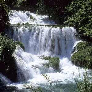 Waterfall in Krka National Park Waterfall in Krka National Park