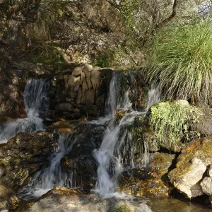 Poco da Broca Waterfall Print, Portugal