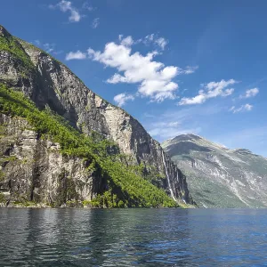 Waterfall Seven Sisters, Geirangerfjord Waterfall Seven Sisters, Geirangerfjord