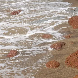 Waves touching the rocks Anjuna Beach Goa Maharashtra India Asia September 2010 Waves touching the rocks Anjuna Beach Goa Maharashtra India Asia September 2010