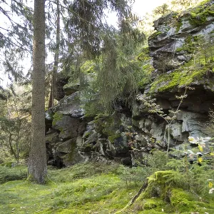 Wendelstein rock formation near Gruenbach Wendelstein rock formation near Gruenbach