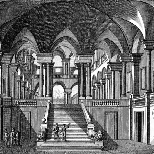 West wing of the university in Venice
