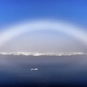 White Rainbow over the ice, Arctic Ocean White Rainbow over the ice, Arctic Ocean
