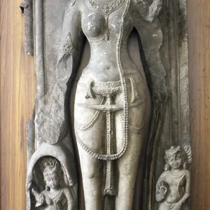 9th Century Print of White Tara from Kurkihar, Bihar