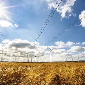 Wind turbines, wind power plant