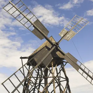 Windmill, Jordansham, Island Oland, Sweden Windmill, Jordansham, Island Oland, Sweden