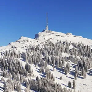 Winter Landscape, Freshly Snowed Rigi Kulm with Sendmast Winter Landscape, Freshly Snowed Rigi Kulm with Sendmast