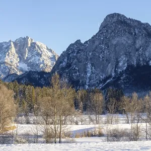 Winter landscape, Gesause entrance