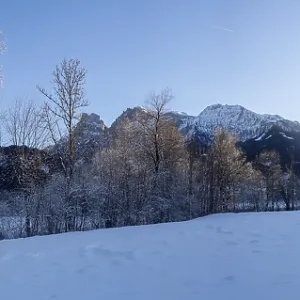 Winter landscape, Gesause mountains