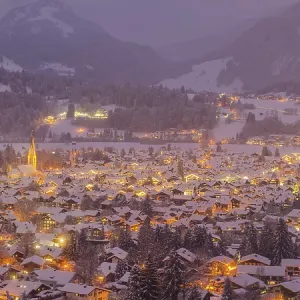 Winter in Oberstdorf, Oberallgaeu Winter in Oberstdorf, Oberallgaeu