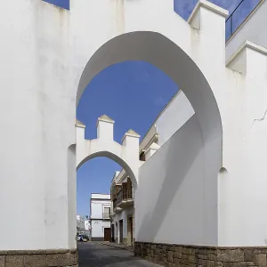 Wonderful old town in white Mediterranean style