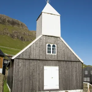 Wooden church, built 1865, Bour