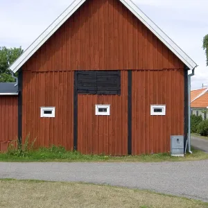 Wooden house in the small place Wooden house in the small place