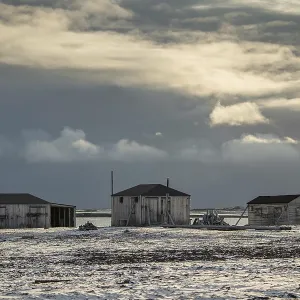 Wooden houses, Swedish-Finnish research station Kinnvika Wooden houses, Swedish-Finnish research station Kinnvika