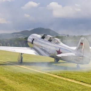 Yakovlev Yak-11 Print, Hahnweide Airshow, Germany 1950s