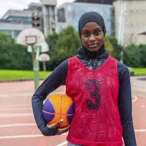 Young muslim woman wearing a hijab