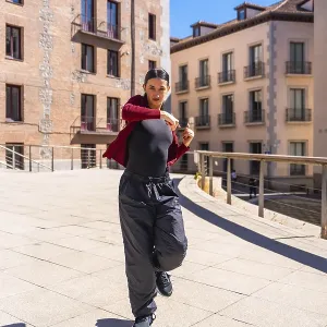 Young Woman Dancer in Urban Setting Print