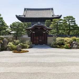 Zen garden in Kennin-ji, Kenninji Temple