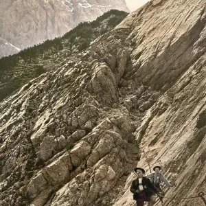 The Zugspitze in the Alps, Hiking Trail