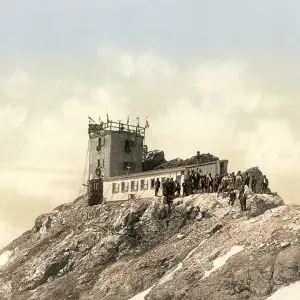 The Zugspitze in the Alps, Signal Station