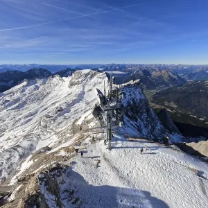 At Zugspitze mountain in Bavaria At Zugspitze mountain in Bavaria
