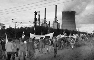 More than 10, 000 opponents of nuclear power and nuclear weapons demonstrated for their aims on 25