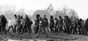 About 100, 000 demonstrators, peaceful and violent
