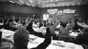 The 10th Ordinary Youth Conference of IG Metall on 9 May 1974 in Oberhausen