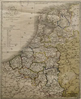 1819 map of the United Kingdom of the Netherlands