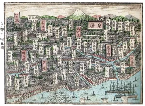 In 1868, the medieval city of Edo